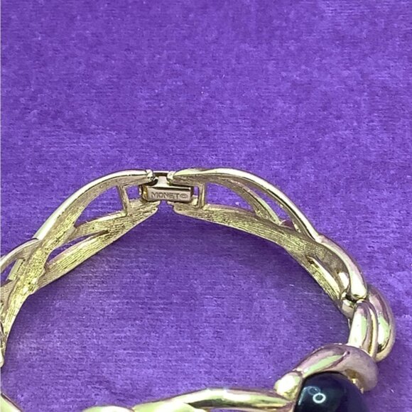 Monet Gold and Black Artistic Bracelet - Picture 3 of 4